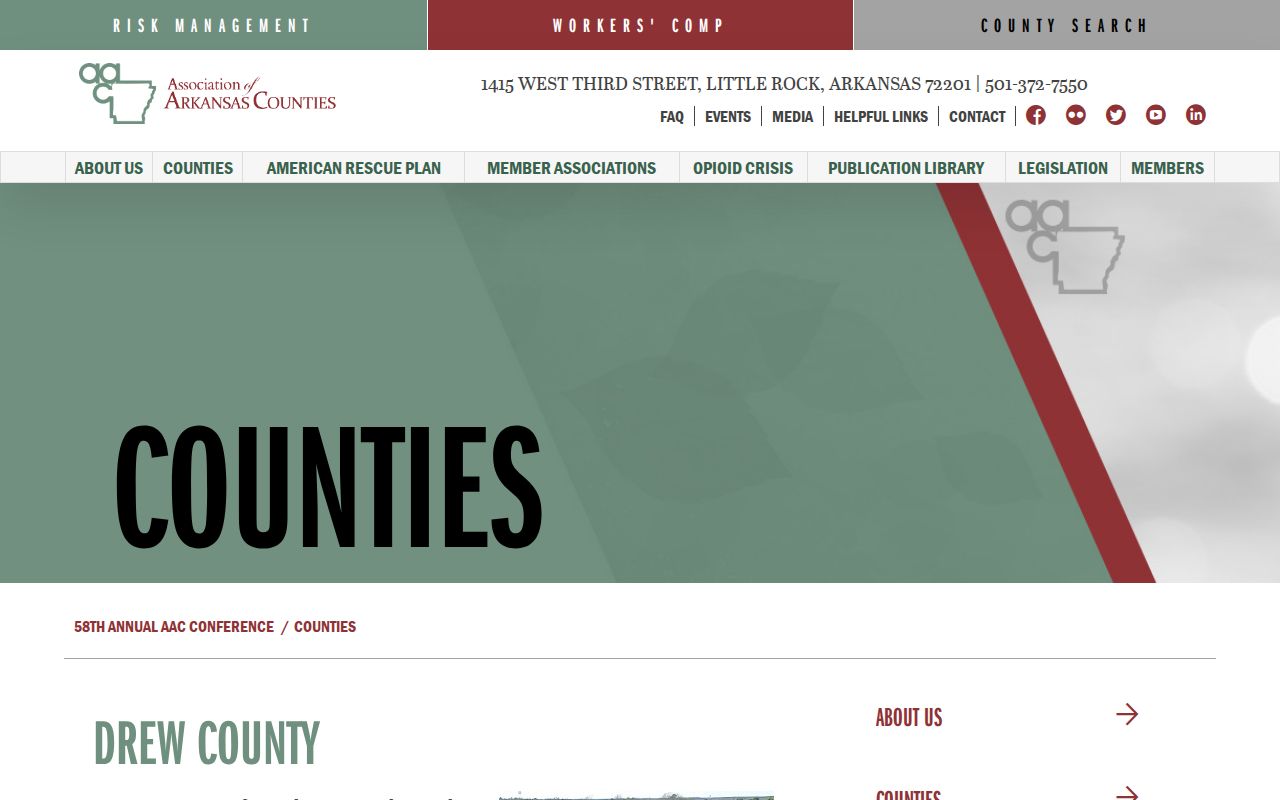 Drew County criminal history county official directory