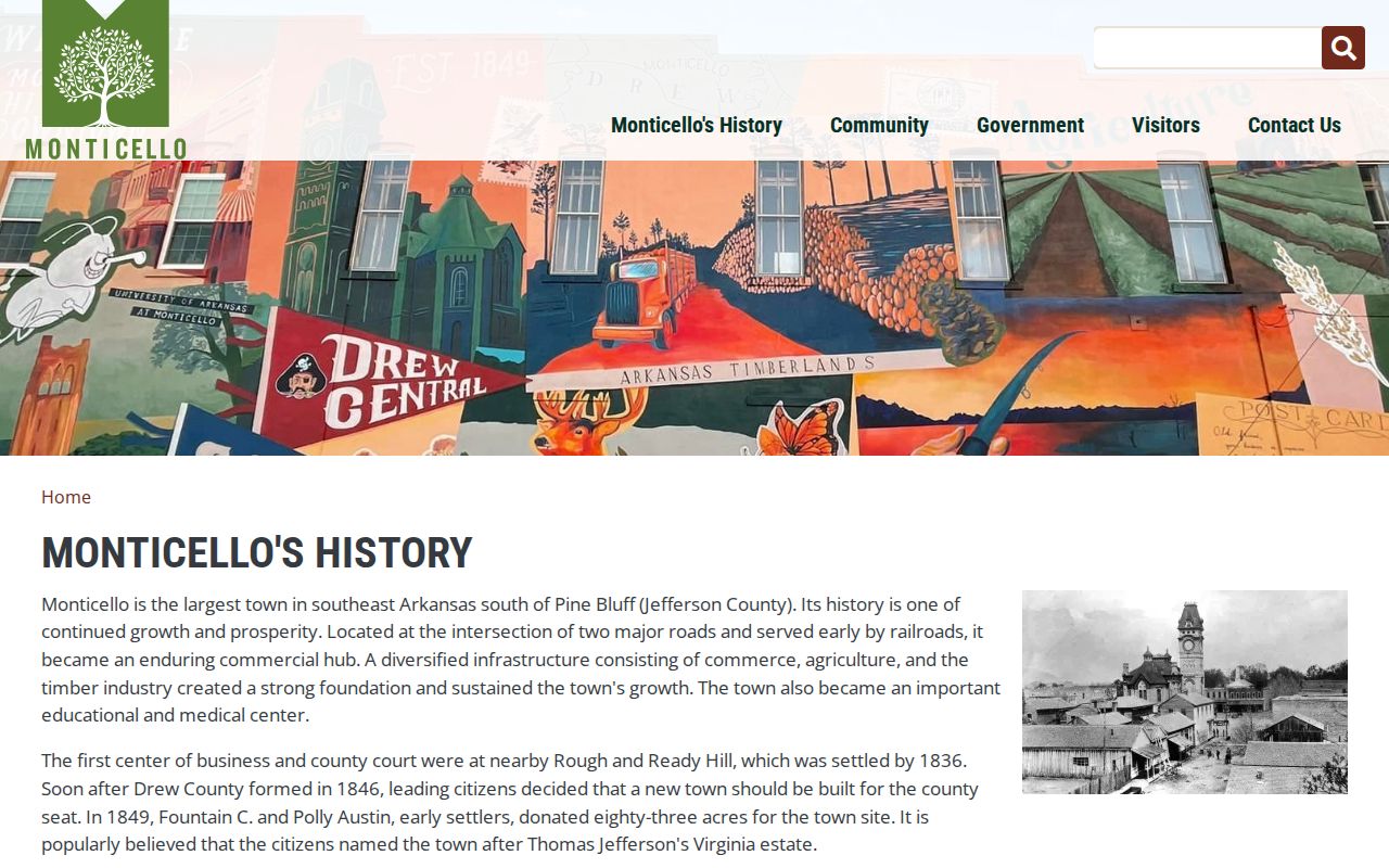 Monticello criminal records local history page