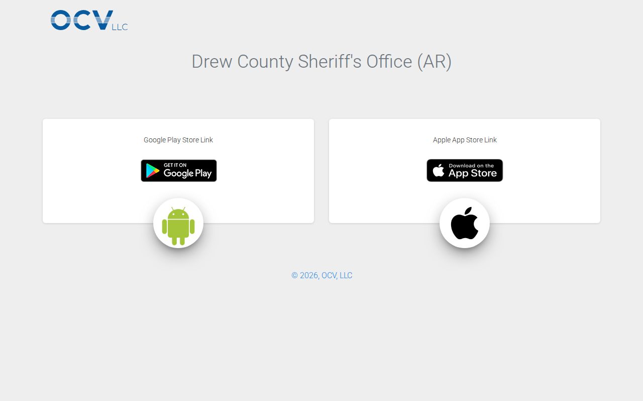 Drew County sex offender search sheriff mobile app